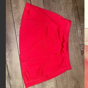 Bolle red athletic tennis skirt